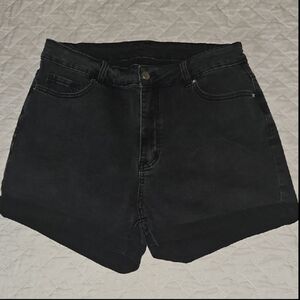 SHEIN Black Jean Shorts